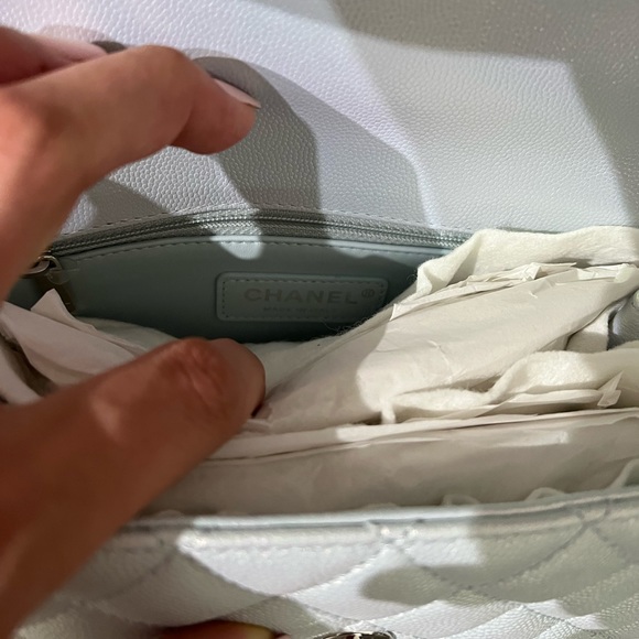 Chanel Coco Handle Small Light Blue Iridescent Limited Edition - Picture 12 of 13